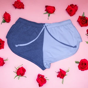 Pantalones cortos para mujer Celebrity rosa dormir dos tonos blanco gris salón talla 3X - Imagen 1 de 10