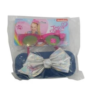 JoJo Siwa Sunglasses Youth Girls 3+ Pink With Bow Case UV Protection - Picture 1 of 4