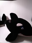 Large 21"+ Shamu Seaworld Killer Orca Whale Stuffed Animal Big Plush Toy Clean