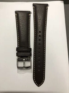 Cinturino pelle Armani testa di moro ansa 23mm fibbia 18mm NOS (marz) - Foto 1 di 6
