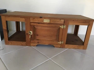 White Clad Solid Wood Coffee Table/Storage - Made in U.S.A. - Picture 1 of 10