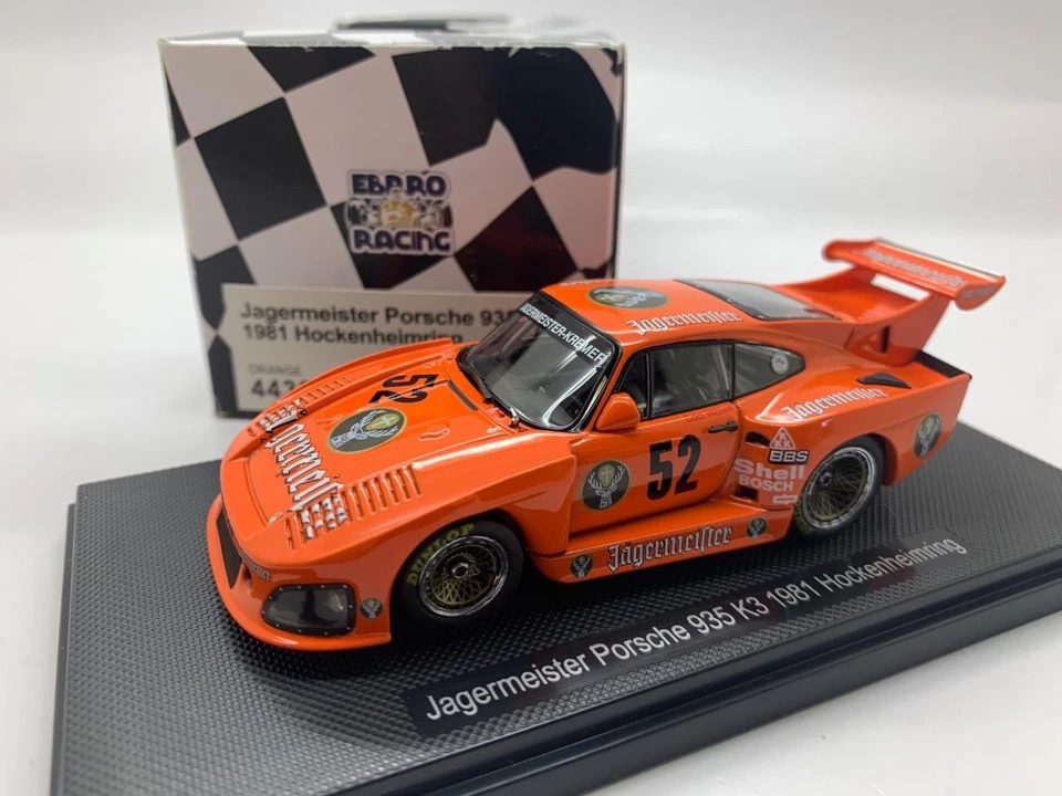 Ebbro Jagermeister Porsche 935 K3 1981 Hockenheimring No 44303 1/43 - Immagine 1 di 1