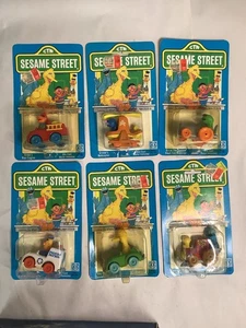 Vintage Hasbro Sesamstraße Die Cast Fahrzeuge Lot 6/6 Sammlung Elmo Grover - Bild 1 von 2