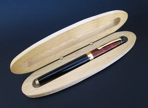 Hermosa pluma estilográfica de principios de los 80 con iridio nueva en caja "M" (mediana) hecha en Alemania - Imagen 1 de 8