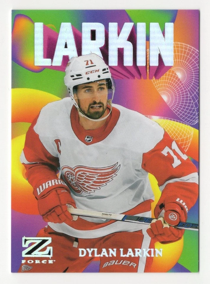 2023-24 Skybox Metal Universe Z-Force Rave #28 OF 50 Dylan Larkin 355/399 - Image 1 of 1