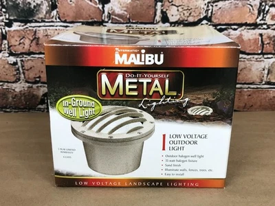 New Malibu CL501S Low Voltage 35W Metal In Ground Well Light Outdoor Landscape - Image 1 of 4