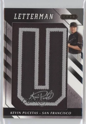 2008 Razor Letterman Numbered to 5 Black/Silver /5 Kevin Pucetas #KP Auto - Image 1 of 2