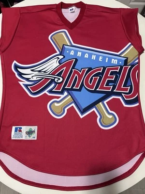 Russell Anaheim Angels Garret Anderson Turn Ahead the clock jersey TATC 48 XL - Image 1 of 4