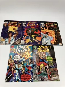 Street Fighter (II) 2 Lot Tokuma 1994 1 2 3 & Malibu 1 2 Lot of 5 Ships Fast - Bild 1 von 11
