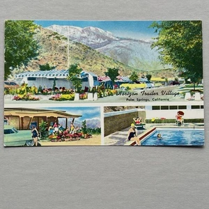 CA PALM SPRINGS Horizon Trailer Village Park SK7925 MULTI-VIEWS California VTG - Picture 1 of 5