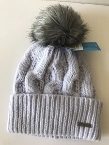 WOMEN'S COLUMBIA SNOWDRIFT BOUNDLESS DAYS CABLE KNIT POM BEANIE ONE SIZE NWT - Picture 1 of 9