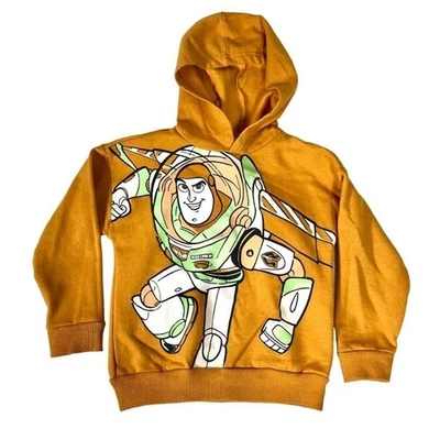 Disney Buzz Lightyear Talla 6 Amarillo Oscuro Pullover Sudadera con Capucha Sudadera Foto 1 de 4