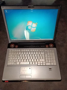 ** vintage / collection ** TOSHIBA X200 17' T7500 2Ghz 3Go 320Go Win. 7 - TBE - Zdjęcie 1 z 3