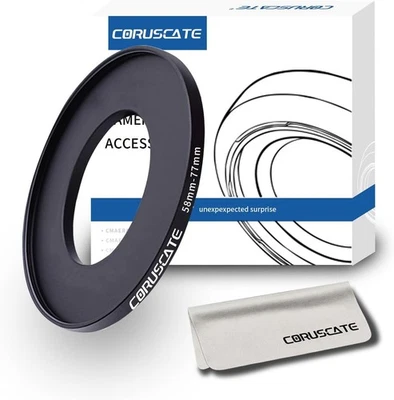 58mm to 82mm Step Up Ring Lens Filter Adapter Ring for Camera 58–82mm - Image 1 of 4