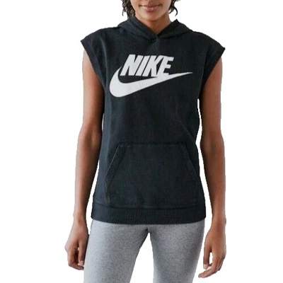 Moletom com capuz Nike NOVO feminino sem mangas preto L $60 - Imagem 1 de 2