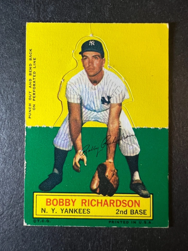 1964 Topps Stand Up Bobby Richardson - Image 1 of 2