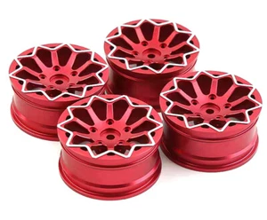 10 Spoke Alloy Wheel Set (4) for 1/10 Drift Racing W=26mm - Picture 1 of 1