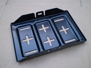 Battery Tray Metal Steel Vinyl Coated Small for N50 Sizes Batteries 11" x 7" - Picture 1 of 8