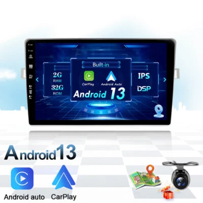 Radio de coche de 9"" para Toyota Verso 2009-2018 Android 14 GPS Navi Carplay BT WIFI RDS
