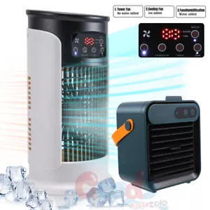 Portable Air Conditioner Fan Personal Space Evaporative Air Cooler Mini AC Fans - Picture 1 of 67