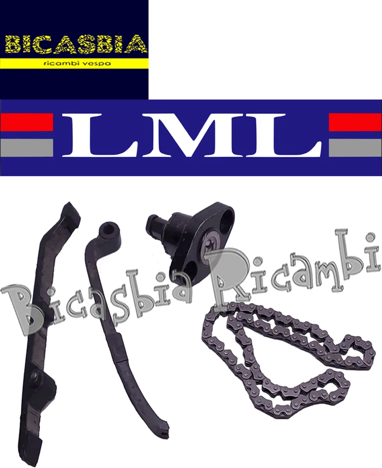 15822 - ORIGINALE LML CATENA + PATTINI + TENDICATENA 200 4T STAR DELUX
