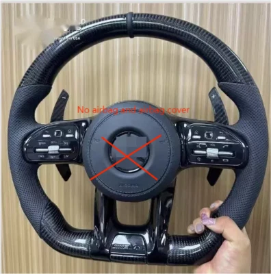 For Mercedes-Benz AMG CL63 S63 G63 E63 C63 GT Real Carbon Fiber Steering Wheel Foto 1 de 2