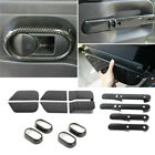 Carbon Fiber Door Interior Trim Kit Cover For Jeep Wrangler Jk Accessories