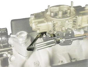 Chrome Carburetor Throttle Dual Return Springs Holley 2300 / 4150 / 4160 4 Brl  - Bild 1 von 9