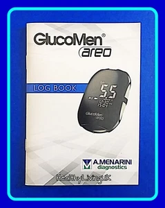 Libro de registro/diario para diabéticos GlucoMen - 6 meses - almacena resultados de glucosa en sangre - Imagen 1 de 1