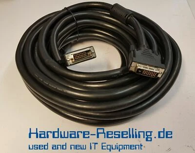 DIGITUS DVI Anschlusskabel 10 Meter DVI-D 24+1 zu DVI-D 24+1 Full HD 1080p - NEU - Bild 1 von 2
