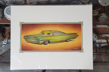 RARE Keith WEESNER Pixar CARS Movie RAMONE Print 1959 Impala DisneyLand parks ed