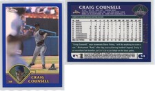 2003 Topps Chrome Refractor /699 Craig Counsell #34