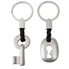 Creative Lock Metal Ring Keychain Keyrings Lovers