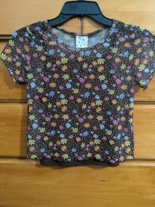 Belle De Jour Girls 2 Piece Sheer Top W Spaghetti Strap Size M NWT - Picture 1 of 6