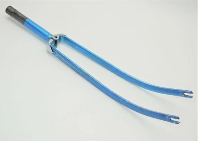 ASHTABULA SCHWINN VARSITY BICYCLE 27" WHEEL BLUE 170 MM 1" THREADED STEERER FORK - Image 1 of 4