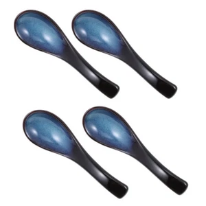 4 Pcs Löffel Aus Keramik Rice Geschirr Sushi Set Retro-Keramiklöffel - Bild 1 von 12