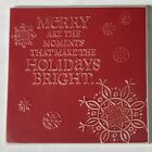 Hallmark Merry Are The Moments That Make The Holidays Bright 6" Trivet Christmas