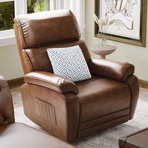 FlexiSpot XRC4 Massage & Heat Swivel Rocker Recliner Chair Manual Rocking Chair - Picture 1 of 23