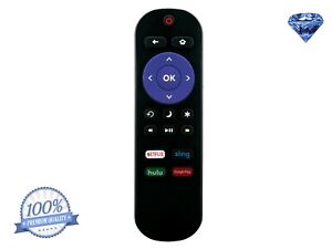 New NS-RCRUS-17 Remote for Insignia Roku Smart TV with Netflix Sling hulu Google