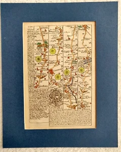 Single page from J. Owen & E. Bowen’s Britannia Depicta 1720-1750s - Picture 1 of 5
