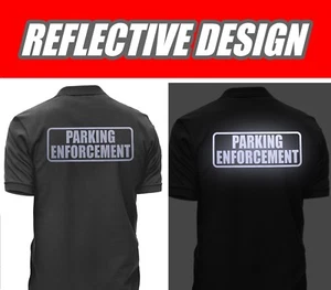 Polo de aplicación de estacionamiento diseño reflectante, tela de piqué polo de fácil cuidado. - Imagen 1 de 6