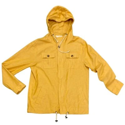 EZEKIEL Women's Mustard Yellow / Gold Hooded 100% Cotton Jacket Sz XL - Image 1 of 4