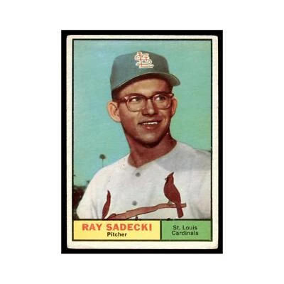 1961 Topps Ray Sadecki Cardinals #32 - Image 1 of 3