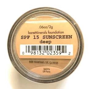 bareMinerals Loose Powder Foundation SPF 15 - Deep 0.6 oz / 2 g - Picture 1 of 1