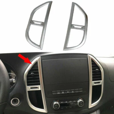 For Mercedes-Benz Metris Vito 2014-2023 Front Center Console Air Vent Trim Cover - Image 1 of 4