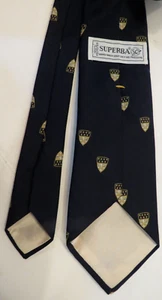 Corbata para Hombres Superba Escalas de Justicia Abogado Abogado Azul Marino Poliéster - Imagen 1 de 6