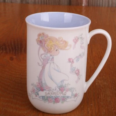 Taza café té cacao Precious Moments abuela carnicero Enesco 1993 Foto 1 de 4