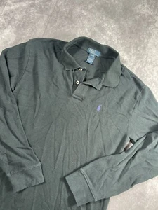 Polo Ralph Lauren Shirt Boys 20 Black Long Sleeve - Picture 1 of 7