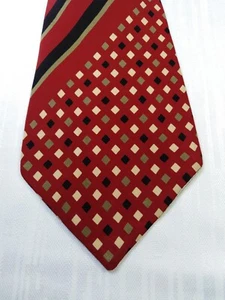 TINO COSMA 100% SETA SILK TIE CRAVATTA NECKTIE ITALY VINTAGE CLASSIC - Foto 1 di 5