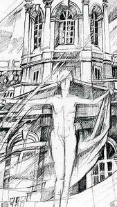 Zbigniew SŁONINKA - CASTILLO BERLINÉS CHARLOTTENBURG - Letrero a mano.Erografía en color - Imagen 1 de 1